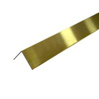 L-образный профиль из нержавеющей стали  (под латунь) матовое